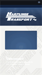 Mobile Screenshot of harplingetransport.se